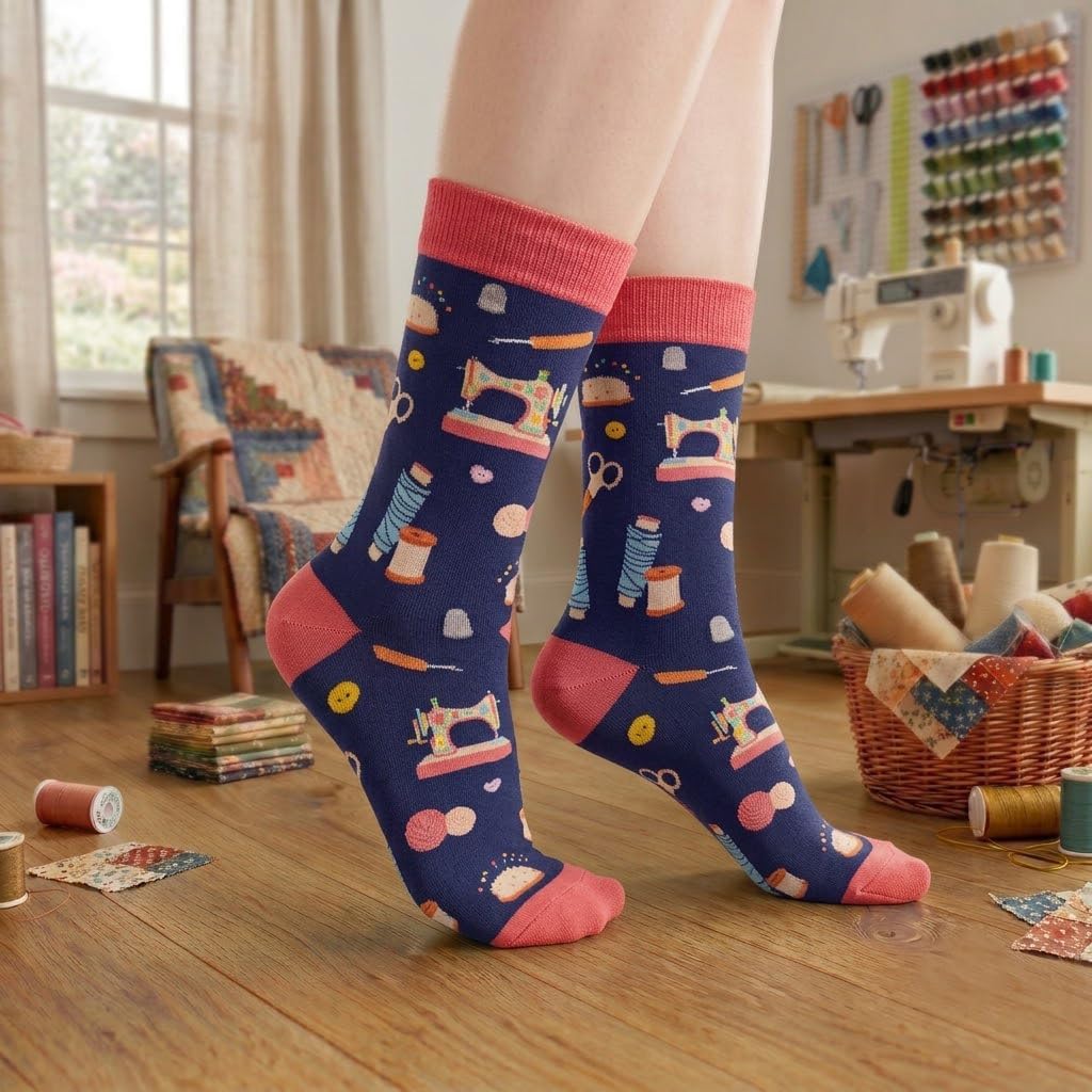 Gifts For Quilters - Sewing Gifts For Women, Quilting Gift, Funny Socks image 3