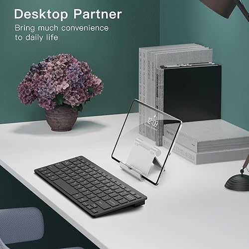 Miniatura 8 de JETech Soporte para tablet, soporte de escritorio portátil ajustable, base plegable para iPadiPad ProAirMini, Galaxy Tab A8A7 LiteA7S8S7, Kindle,