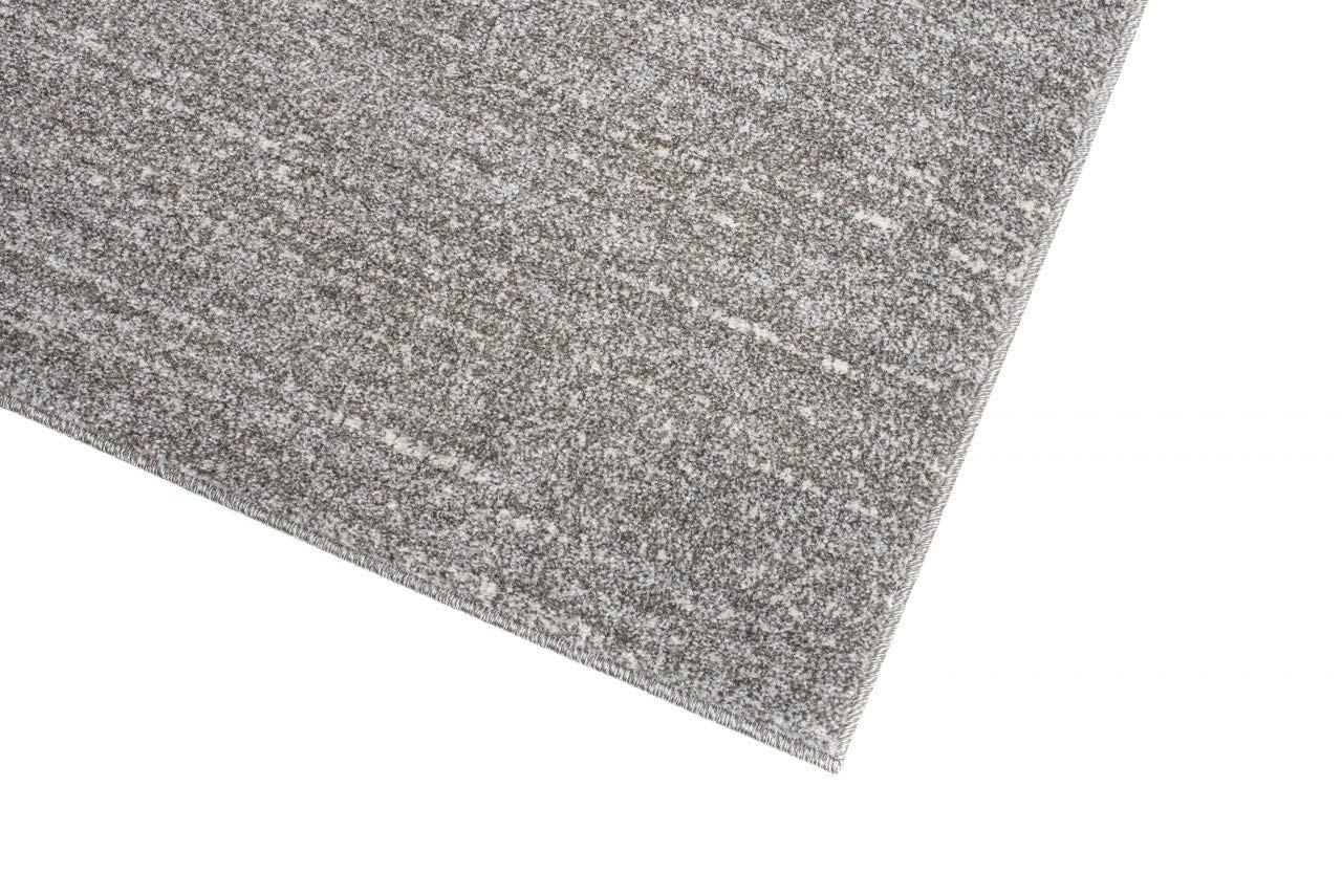 Tapiso Dywan Sari z krótkim włosiem, nowoczesny, ciemnoszary, melanż, rozmazywany design, do salonu, sypialni, pokoju gościnnego, Ökotex 160 x 220 cm