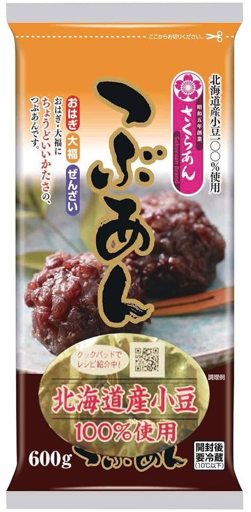 Amazon | 谷尾食糧工業 さくらあんつぶあん 600g ×4個 | 谷尾
