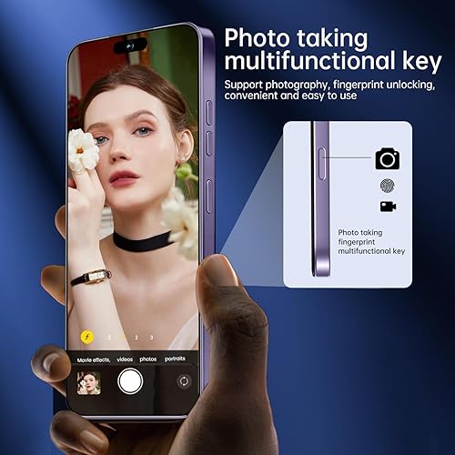 Miniatura 2 de 16PROMA X Smartphone Nueva Actualización 16GB+512GBPantalla de 17,75 cm 68+108MP Cámara con Zoom, Acabado de Vidrio Templado, 7000mAh Android 14