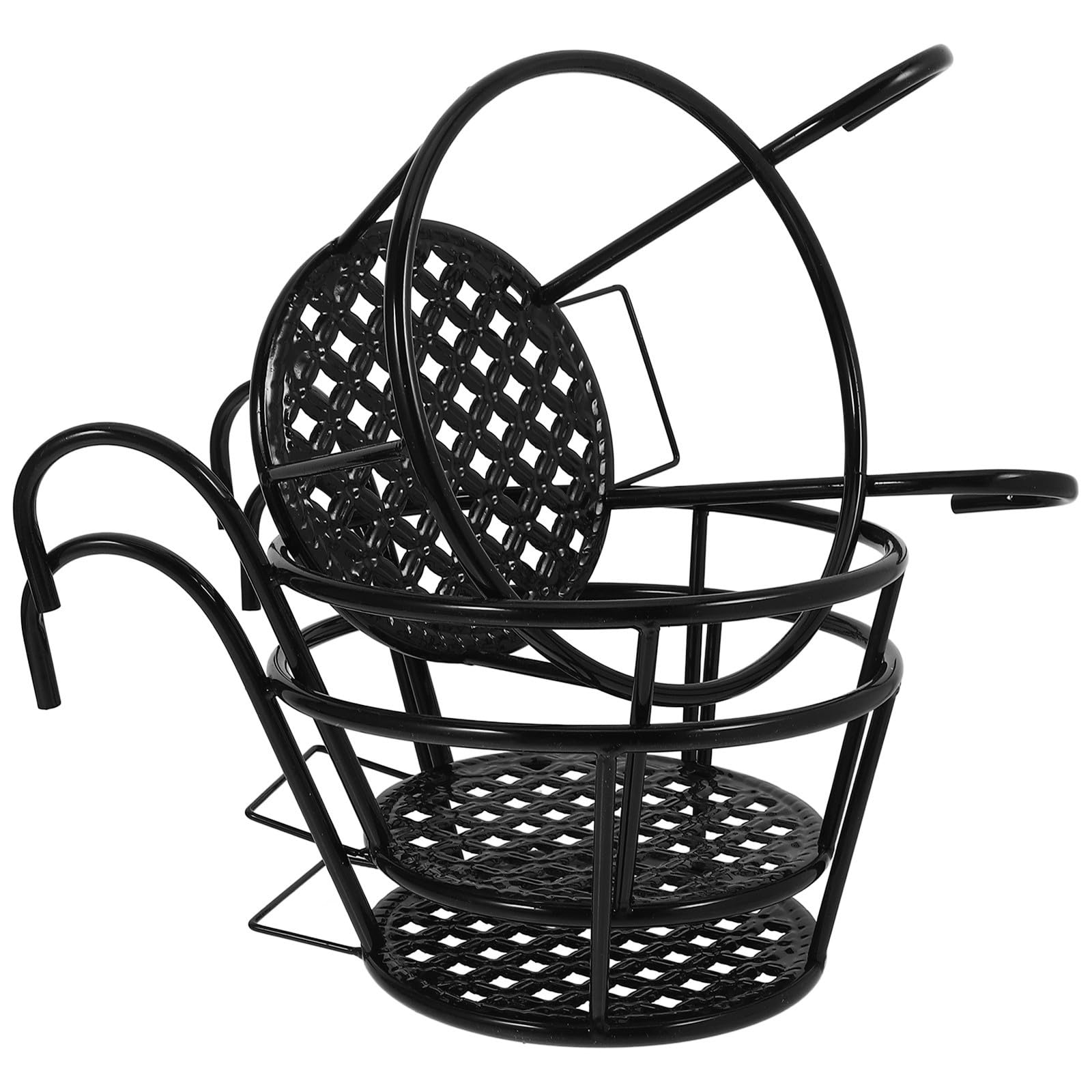 Estante colgante para macetas en alféizar y balcón para crear un jardín vertical urbano