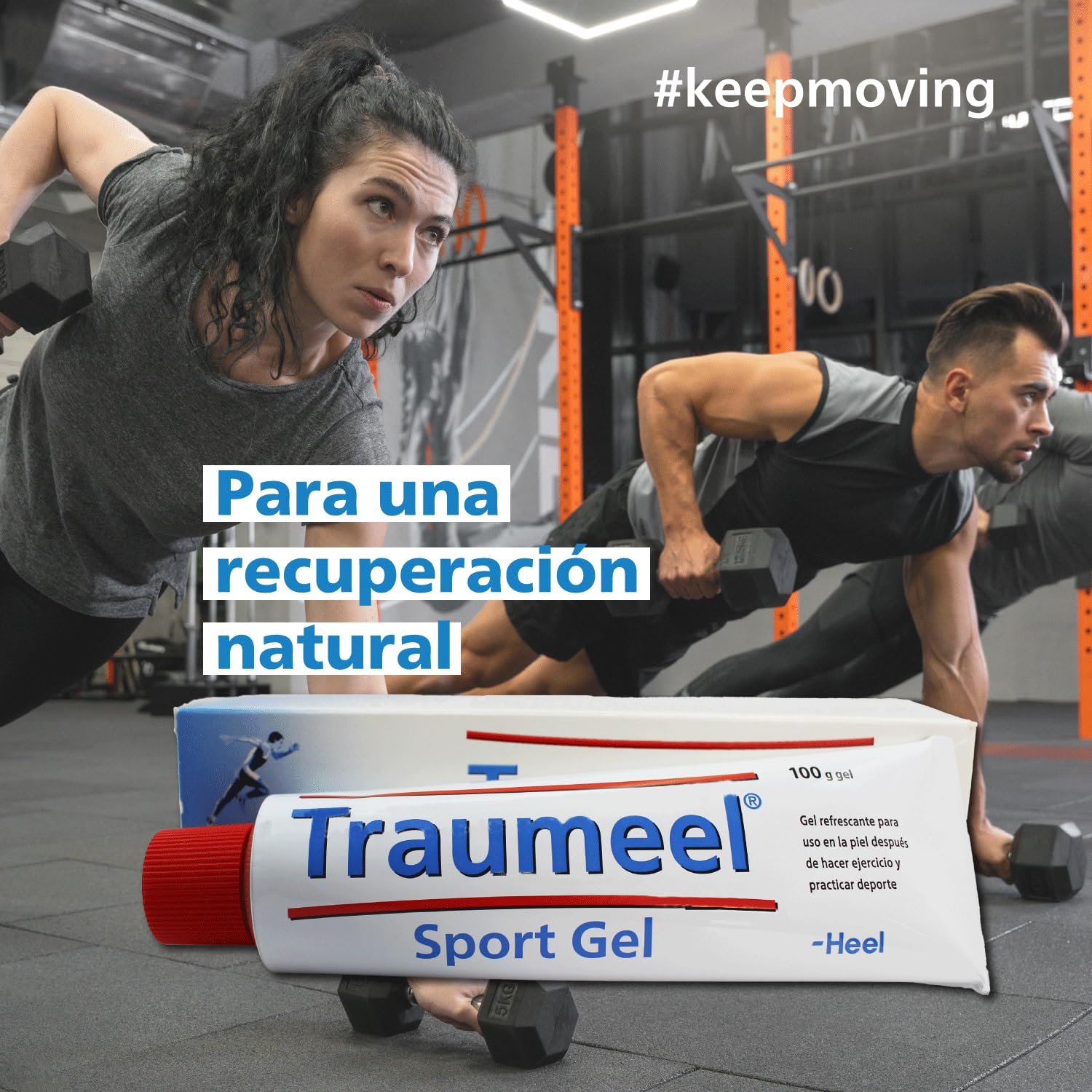 Heel – Traumeel Sport Gel, Gel Refrescante para Tensión Muscular, Formulado con 10 Extractos de Plantas, Textura no Grasa y Rápida Absorción – 100 g
