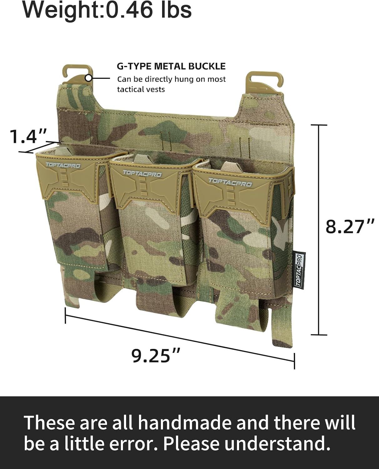 Tactical Triple Mag Pouch 5.56mm Magazine Holder for M4 M14 M16 AR15 AR10 G36 Magazine