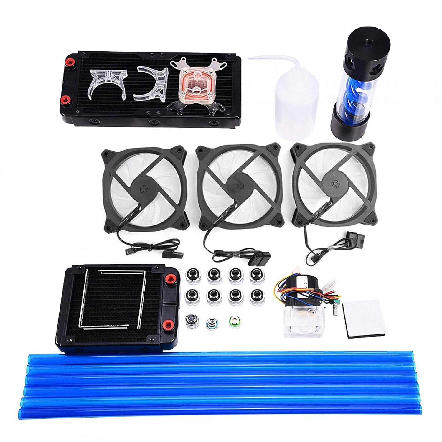 Allinone Liquid CPU Water Cooler Kit,DIY 120/240mm Heatsink CPU Water
