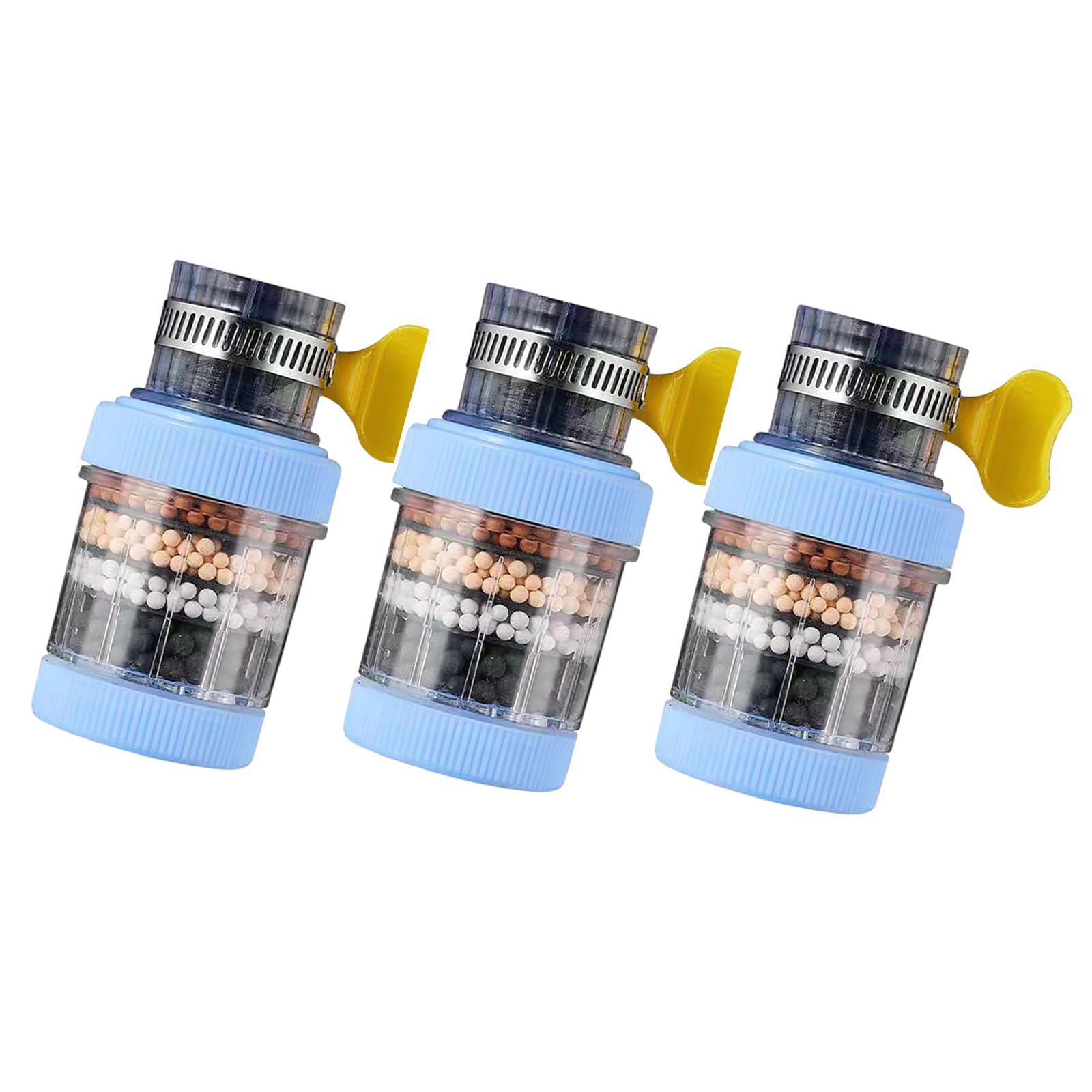 Msioytog Multicolor 3Pcs Kitchen Tap Head Extension Kitchen Faucet Aerators Faucet Attachments Tap Nozzle For Portable Extension Adapter