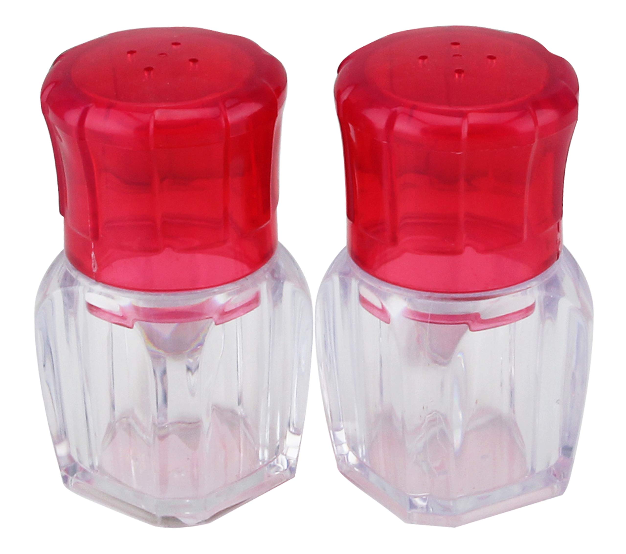 OBJE PLASTIK CHEF SALT SHAKER- RED -POLYSTYRENE (MG-125-F)