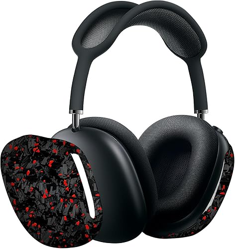 Miniatura 21 de MONOCARBON Funda de fibra de carbono real para Airpods Max (2024 y 2020), cubierta dura protectora de grado militar para auriculares Apple Airpods