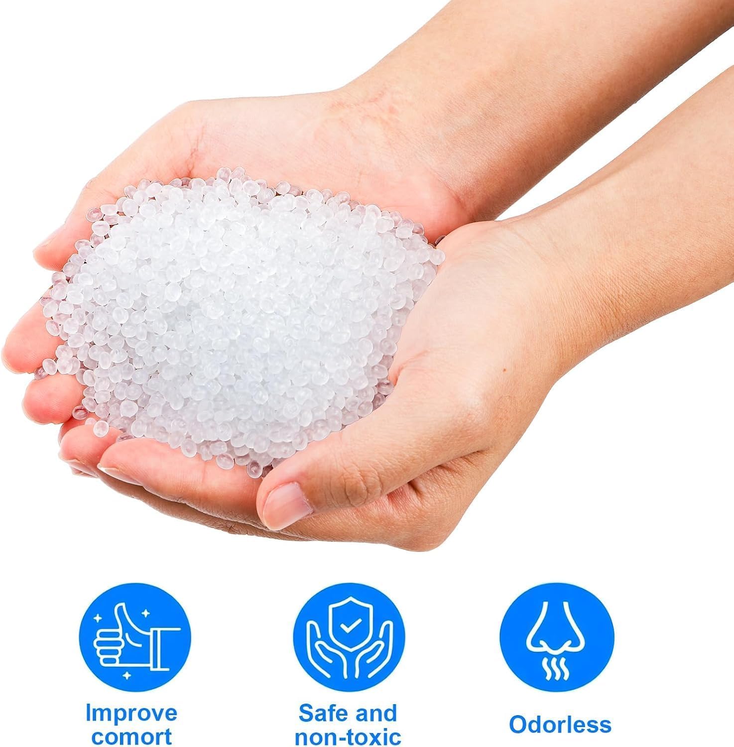 Weighted Blanket Filler 5 Lb Poly Pellets Weighted Stuffing Beads - Bean Bag Filler, Craft Weight Beads For Stuffed Animals, Dolls, Blankets & Pillows The Range Weighted Blanket Filler 5 Lb Poly Pellets Weighted Stuffing Beads - Bean Bag Filler, Craft Weight Beads For Stuffed Animals, Dolls, Blankets & Pillows The Range