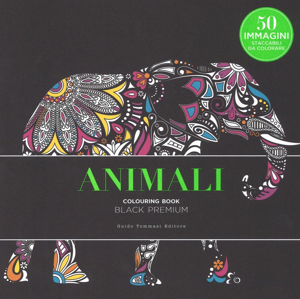 Animali. Black Premium. Colouring Book Antistress - 4