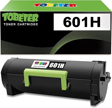 601H Toner Replacement for Lexmark 601H 60F1H00 Toner for MX310dn MX611de MX611dhe MX511de MX511dhe MX510de MX410de Toner MX310 MX410 MX510 MX511 MX610 MX611 Toner Cartridge 10K Pages Hi-Yield Black