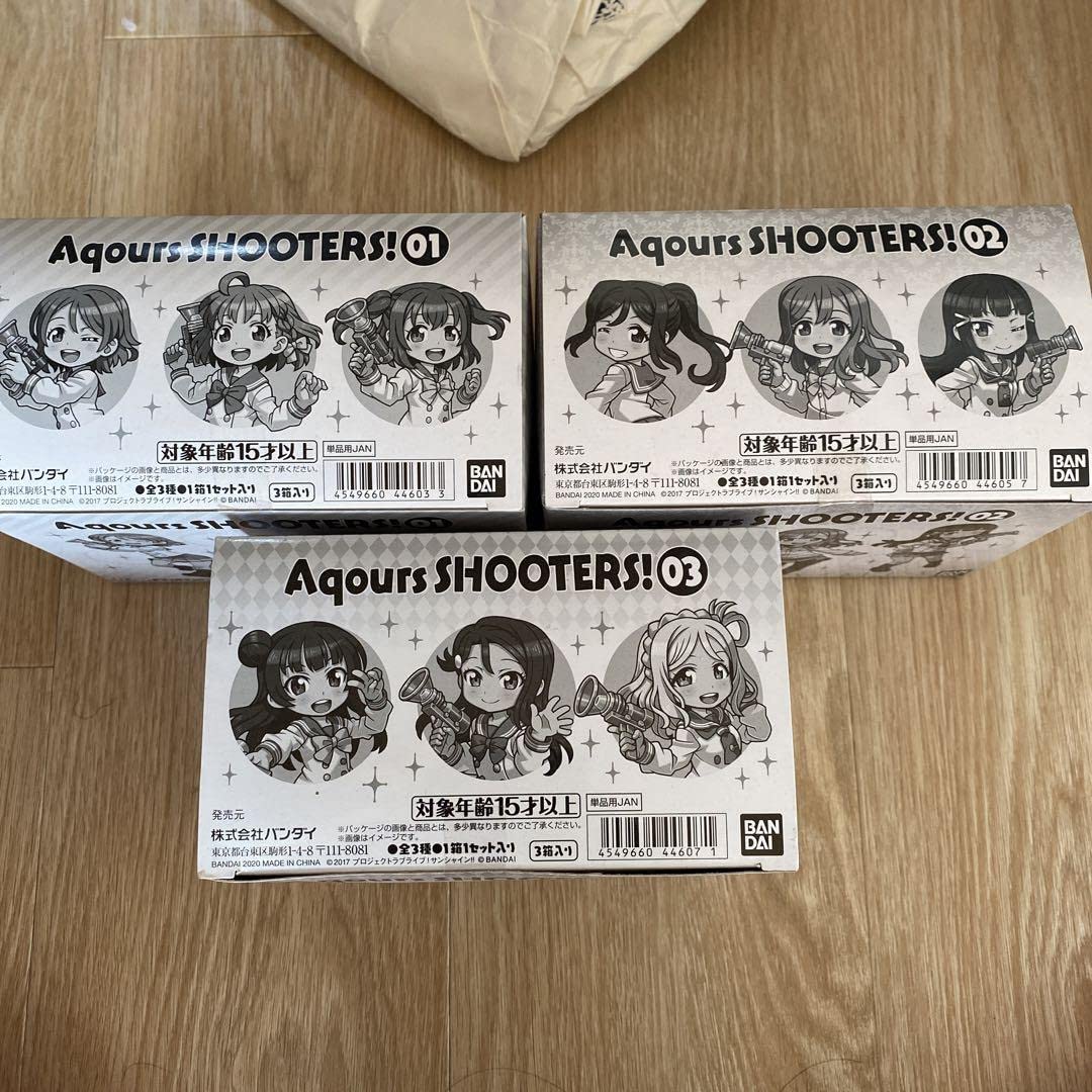 Amazon.co.jp: Aqours SHOOTERS! 01〜03全部セット AU : おもちゃ