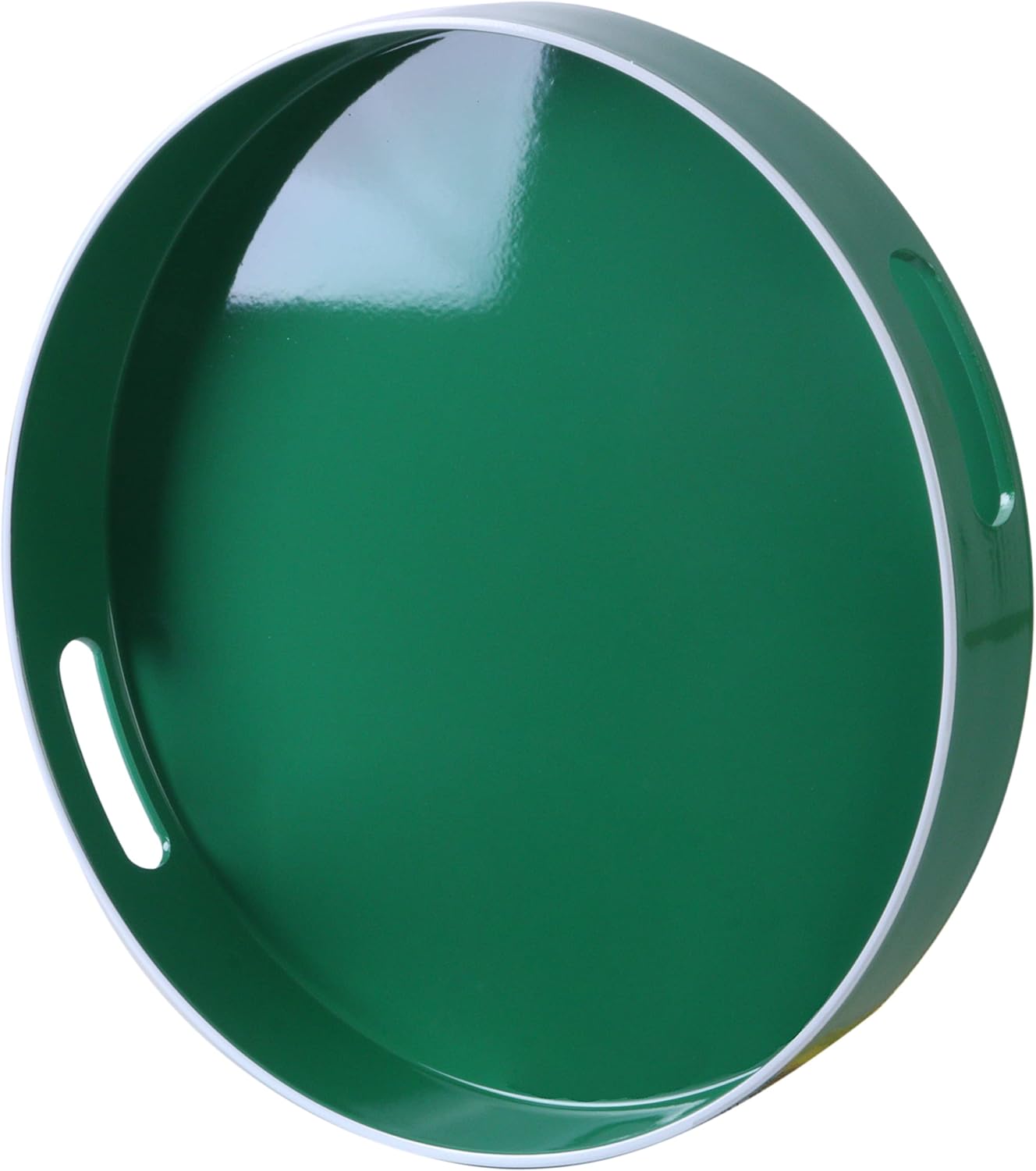 Zosenley Decorative Tray, Plastic Tray with Handles, Modern Vanity Tray and Serving