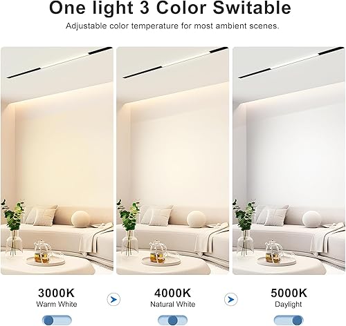 Miniatura 4 de SCON XTB106-24SD - Cabezal de lámpara LED de 24 V, reflector lineal para empotradotechosistema de iluminación de pista magnética colgante