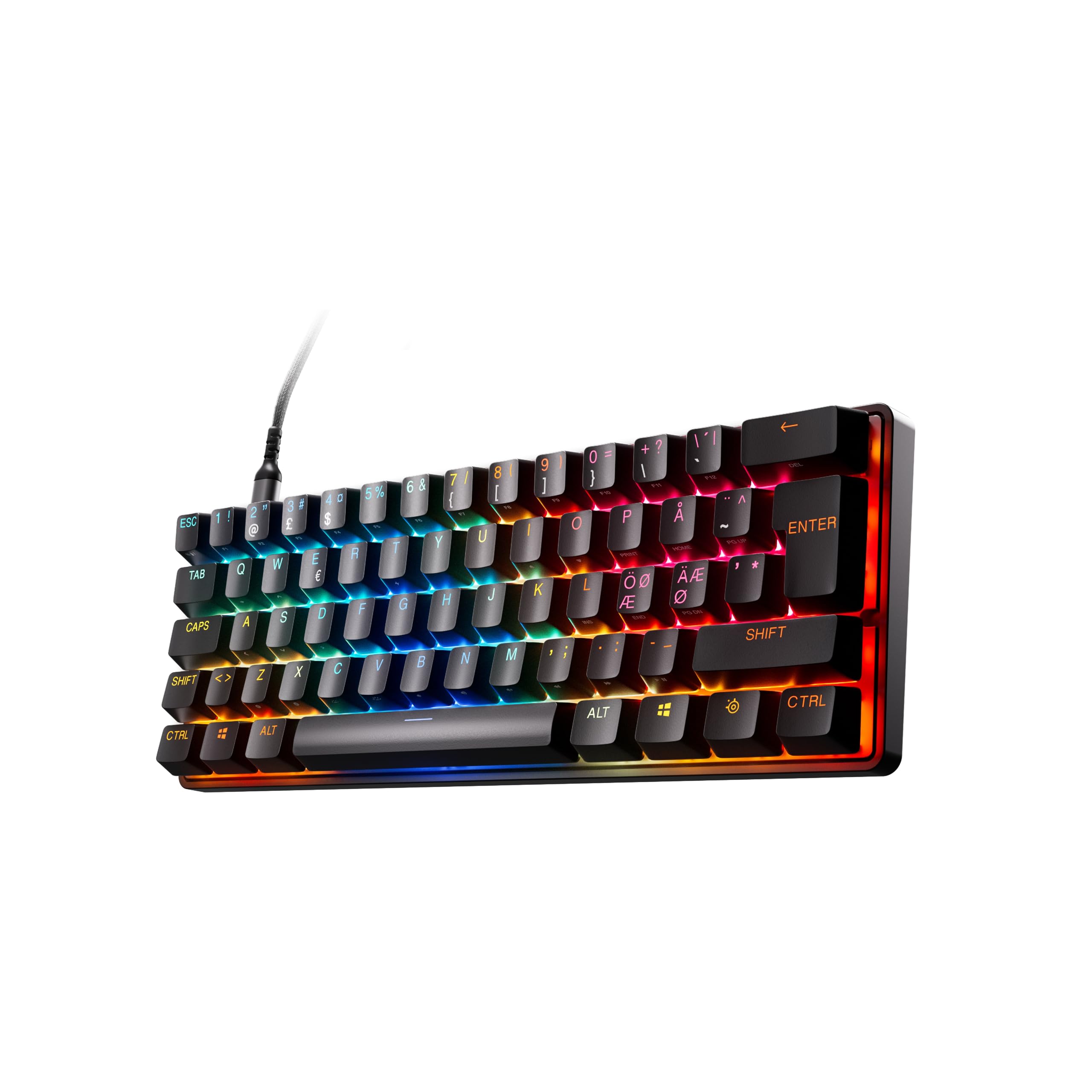 SteelSeries Apex Pro Mini Gen 3 con Switch HyperMagnetic OmniPoint 3.0 - Attuazione regolabile - Rapid Trigger - Preset di gioco - Protection Mode - Rapid Tap/SOCD - RGB -Copritasti in PBT - NO QWERTY
