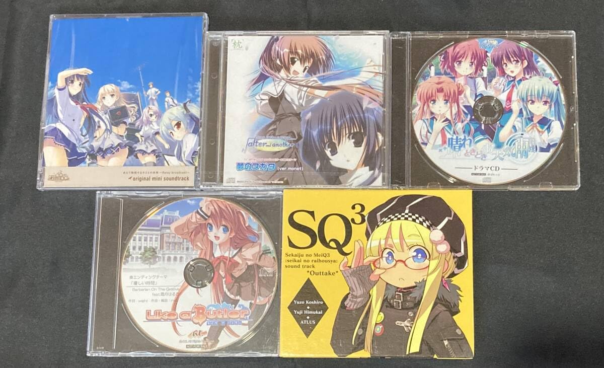 Amazon.co.jp: □セット出品 特典CD□ 音楽CDまとめ売り 5枚 PCゲーム 