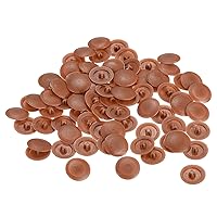 Vista 26 de HARFINGTON Cubiertas de tapa de rosca, 40 piezas de 0.453 x 0.118 in de plástico para tornillos de rosca Phillips Cam Tornillo autorroscante, beige