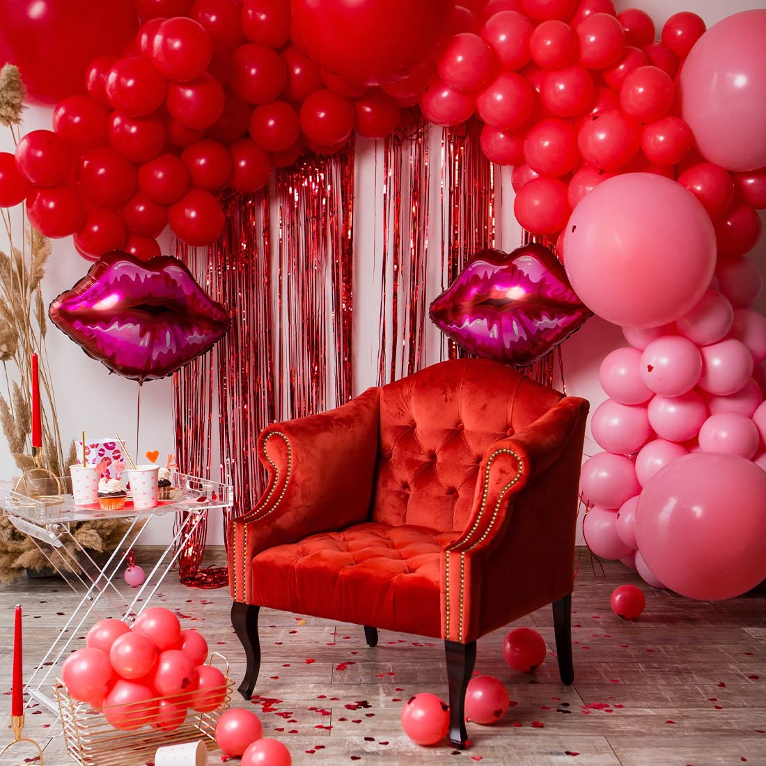 Rideau De Frange Métallique Iridé - Décoration Scintillante Pour Fêtes
