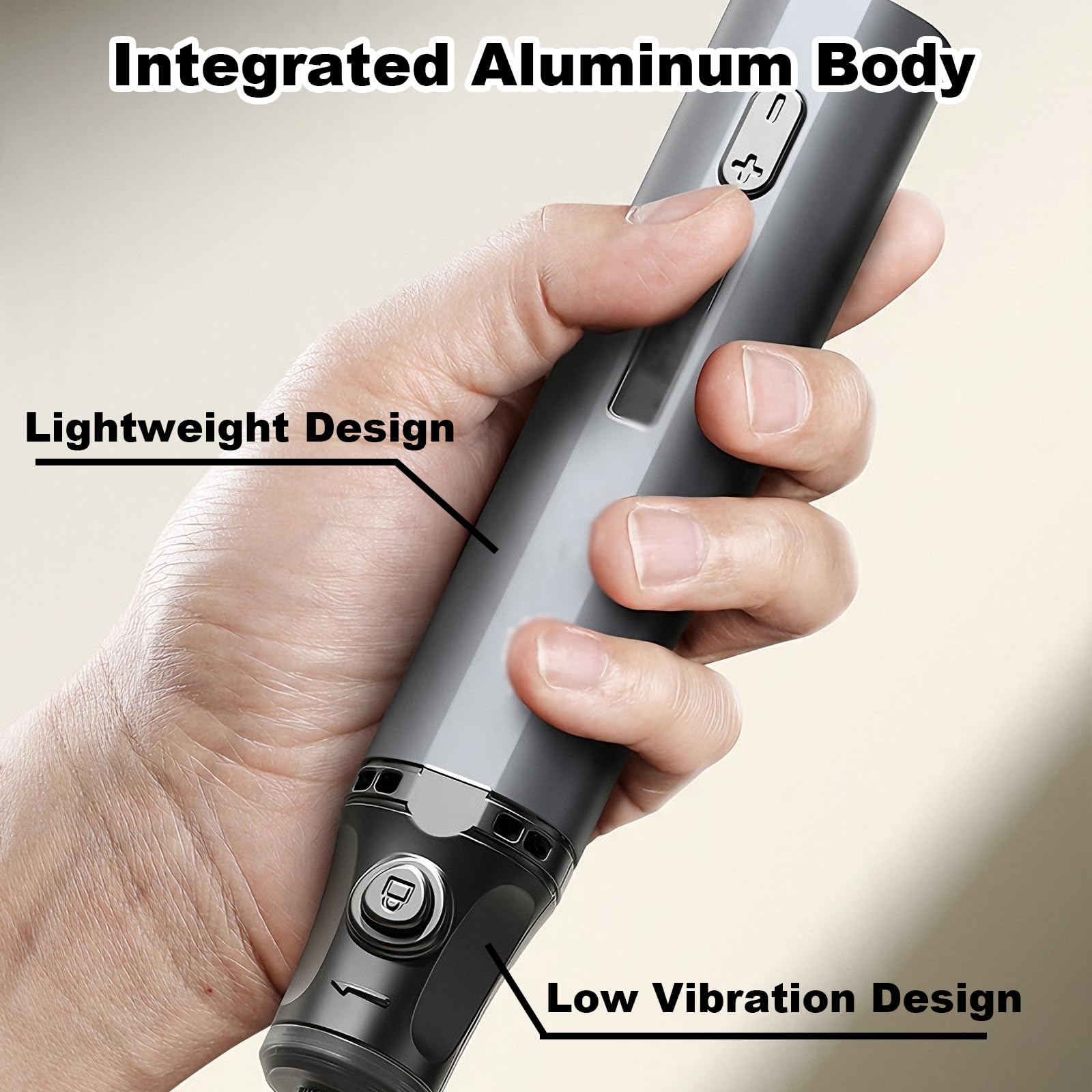 Penna Utensile Rotativo Senza Cavo, Display LCD Digitale 8 velocità | Raffreddamento Circolare, Incisore Manuale per Levigatura, Lucidatura