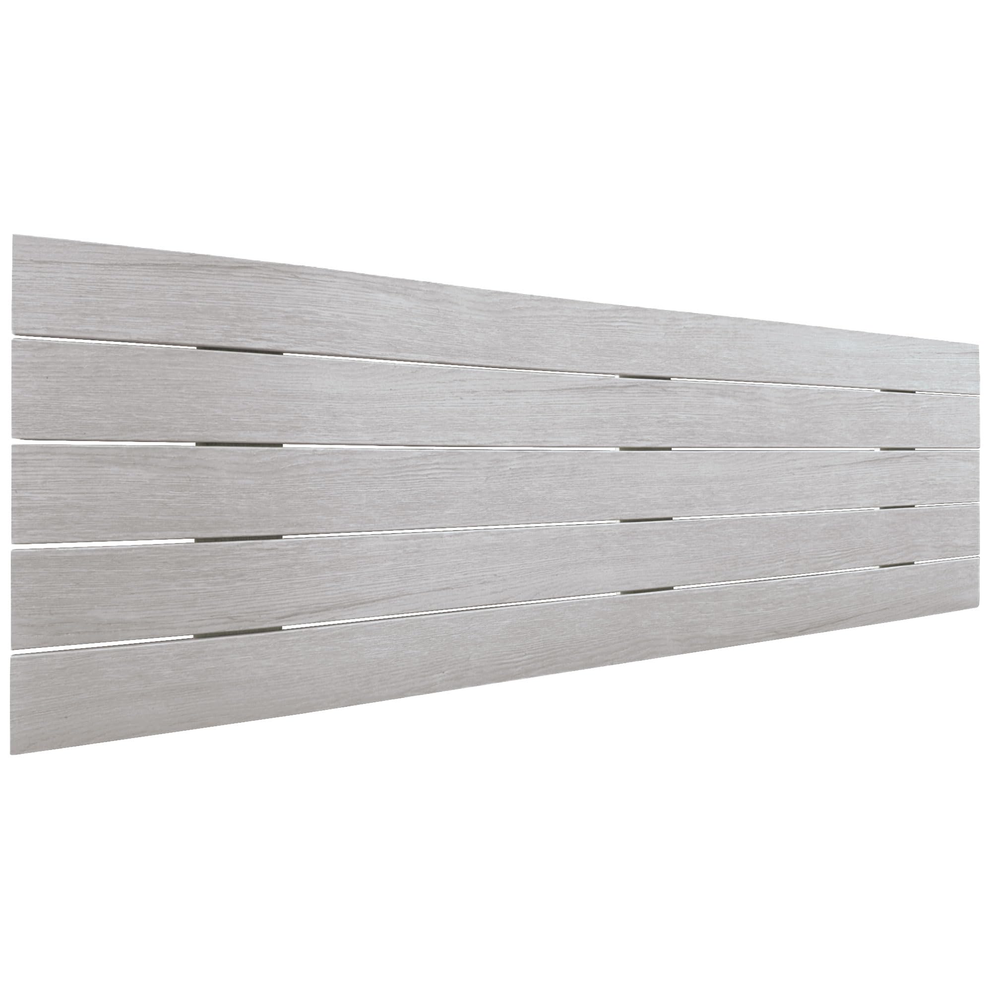 DHOME Cabecero de Madera reciclada DM Estilo Palet Horizontal Cama Palets Herrajes incluidos (145x46 Palet 5, Blanco Rústico)