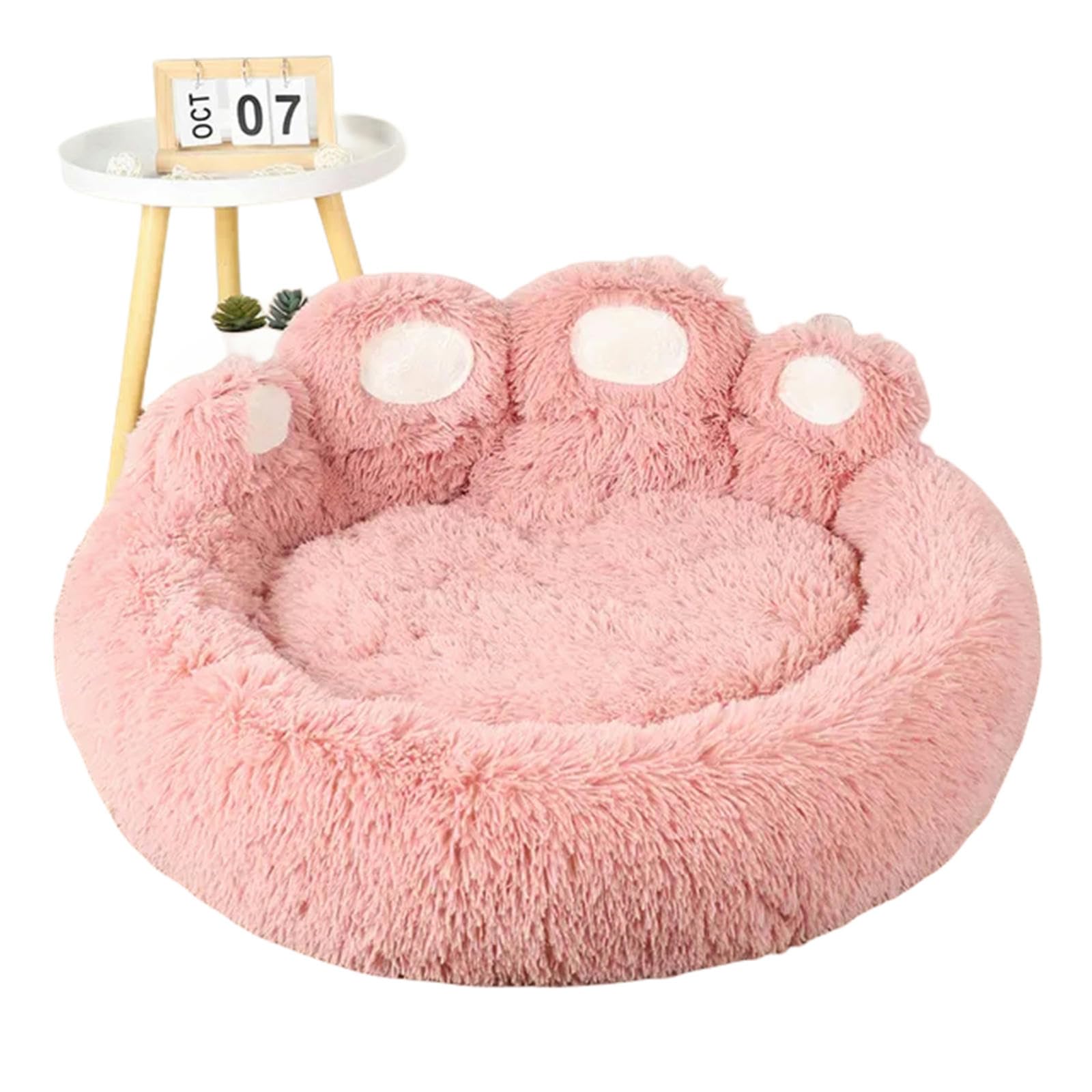 MdybF Legowisko dla psa sofa dla małych psów legowisko dla psów mata dla zwierząt domowych buda nadaje się do prania - jasnoszary-M 60 cm