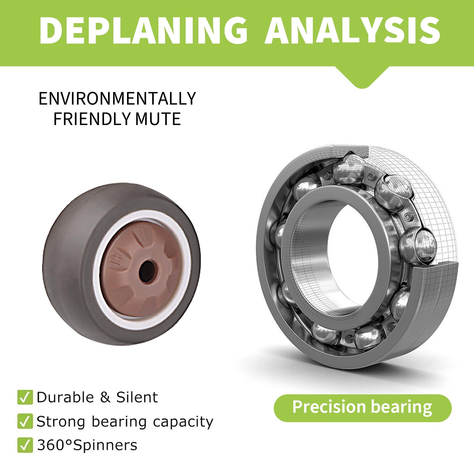 4 Pièces Roulettes Pour MeublesHauteur Des Roues 20mm Roulette Charge
