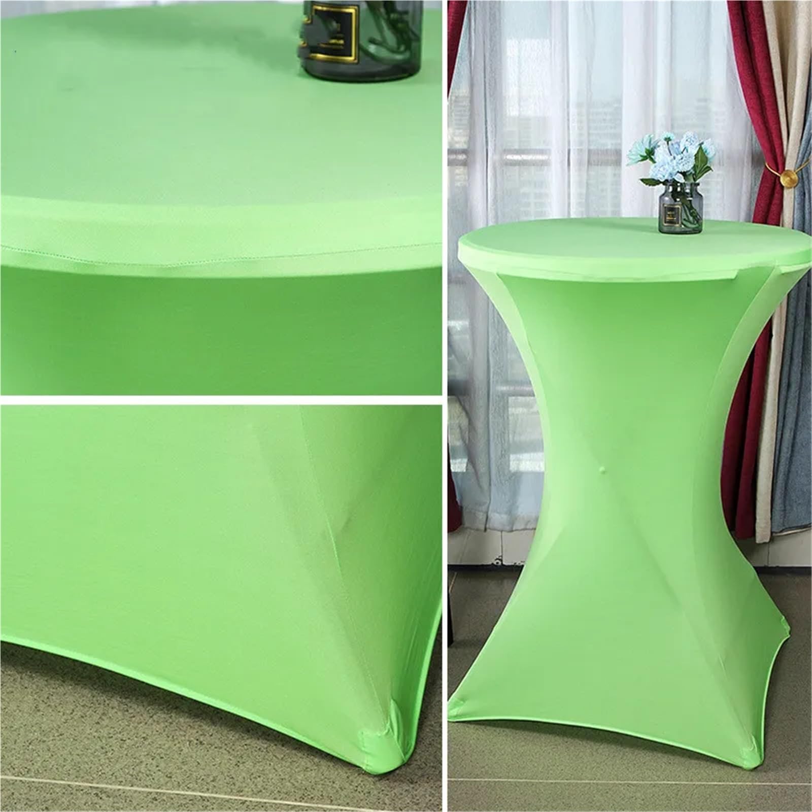 Cubierta de Mesa Spandex | Multicolor 60-80x110cm Decoración de fiesta de cumpleaños de boda: mantel(Q,70x110cm)