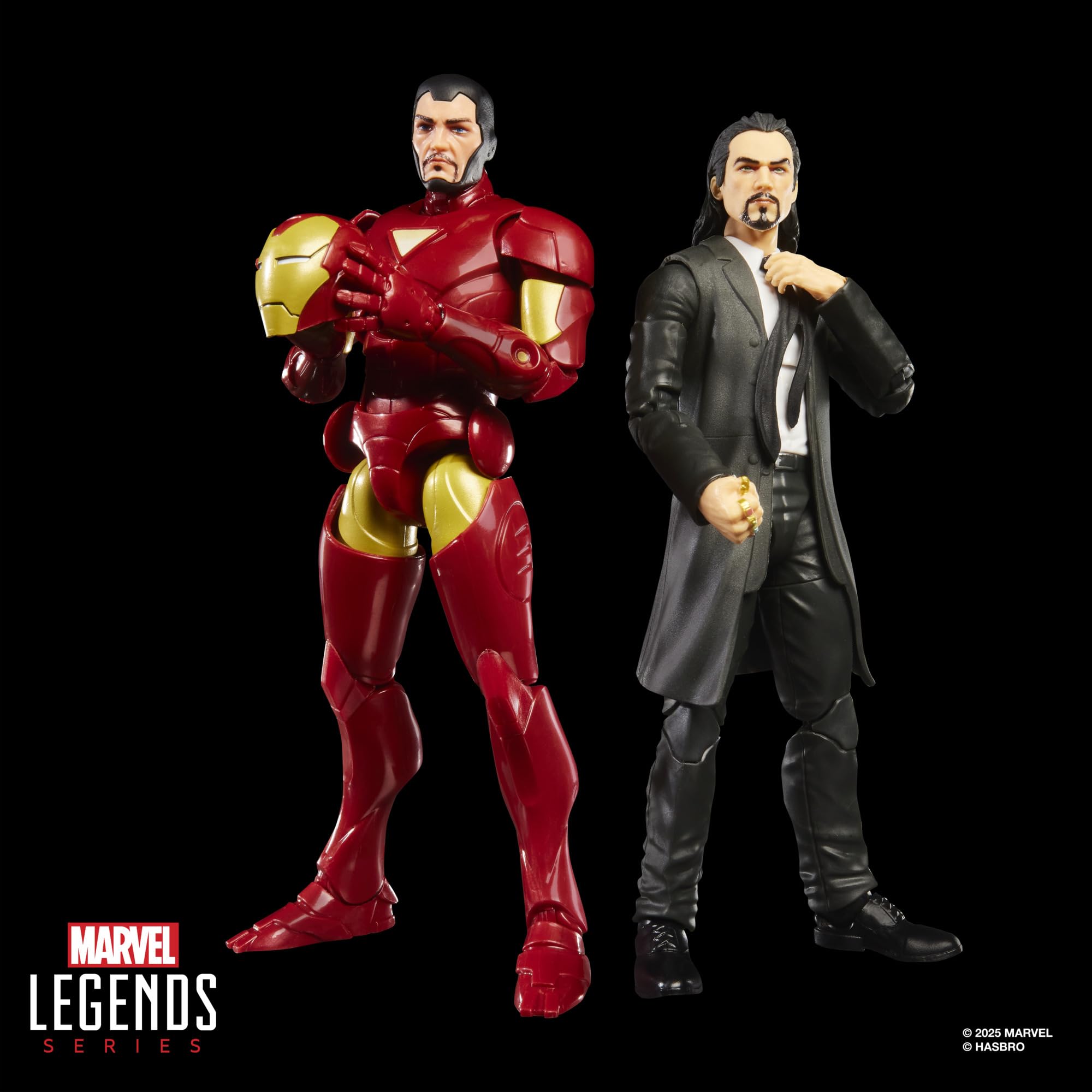 Iron Man (Extremis) i Mandaryn z serii Marvel Legends, 15-centymetrowe figurki kolekcjonerskie z komiksów Avengers