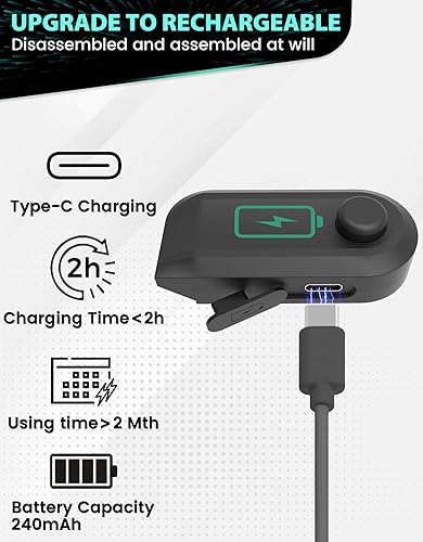 Miniatura 2 de tewisefaok Aspiradora recargable con pantalla LED adecuada para Dyson Shark Bissell, revelar micro polvo pelo de mascotas, piel de gato y perro,