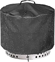 Vista 7 de Funda rectangular para mesa de fogata de gas de 44 x 28 pulgadas, cubierta para mesa de fuego resistente al agua 600D de servicio pesado para mesas