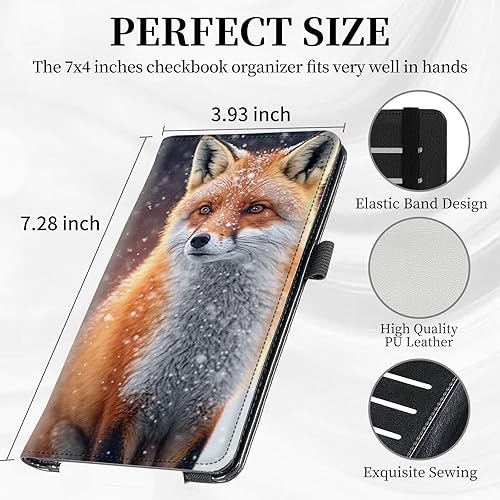 Vista 84 de Funda para chequera personal con diseño de tortuga marina verde, funda de piel sintética para hombres y mujeres, con ranuras para tarjetas, soporte