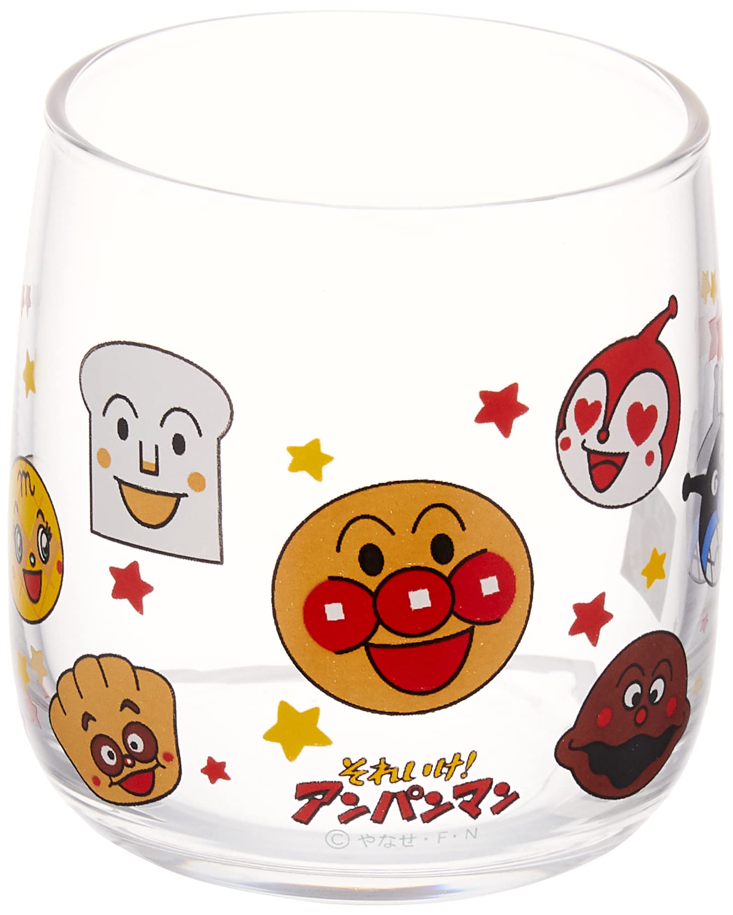 Amazon｜アンパンマン ミニ グラス ガラス コップ 160ml 02113-506-1P  