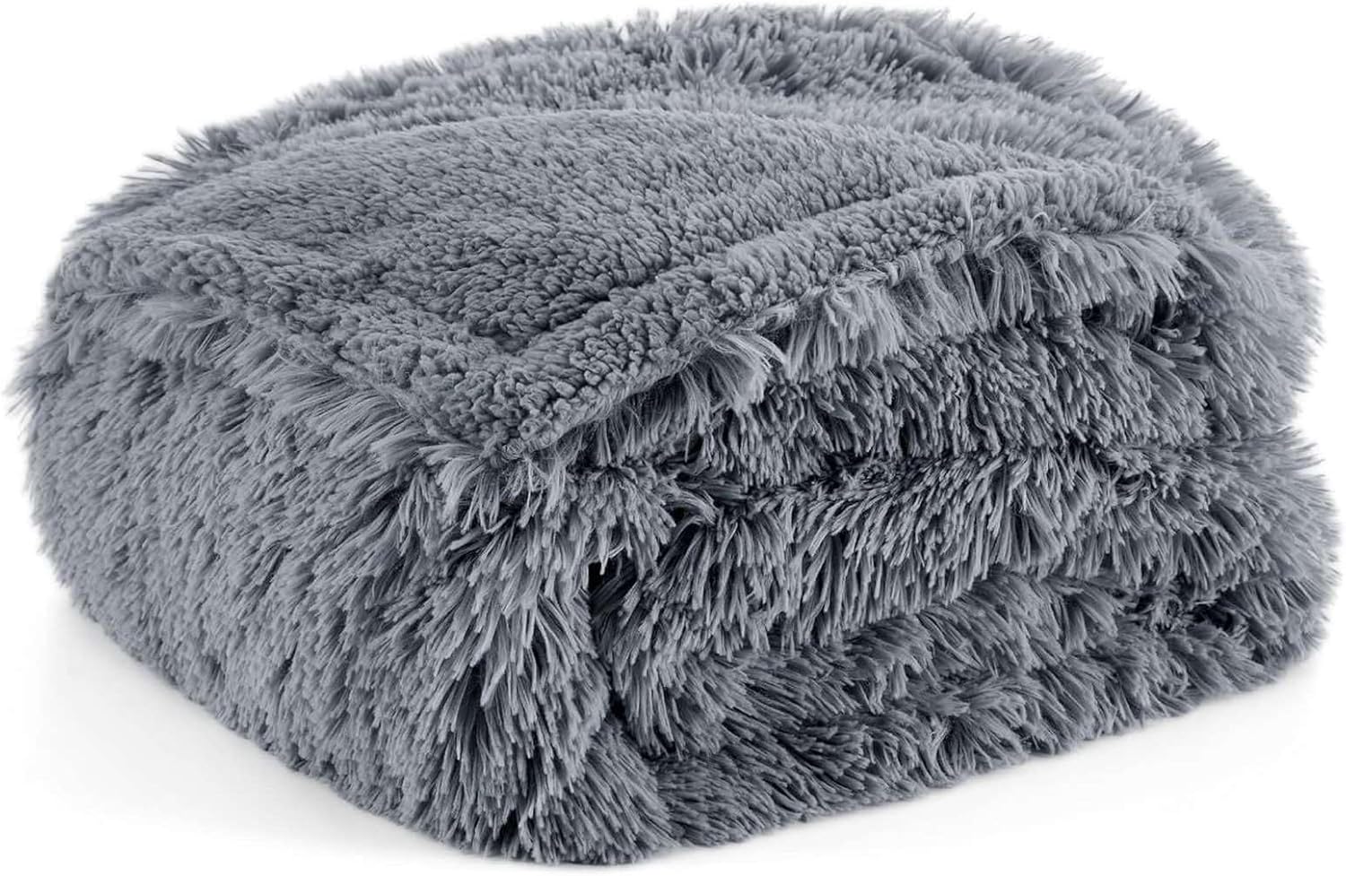 Liveinu Pet Blankets for Cats, Waterproof Cat Blanket, Sherpa Fleece Puppy Blanket, Soft Plush Throw Protector for Bed Couch Car Sofa, Black, 58"x86"