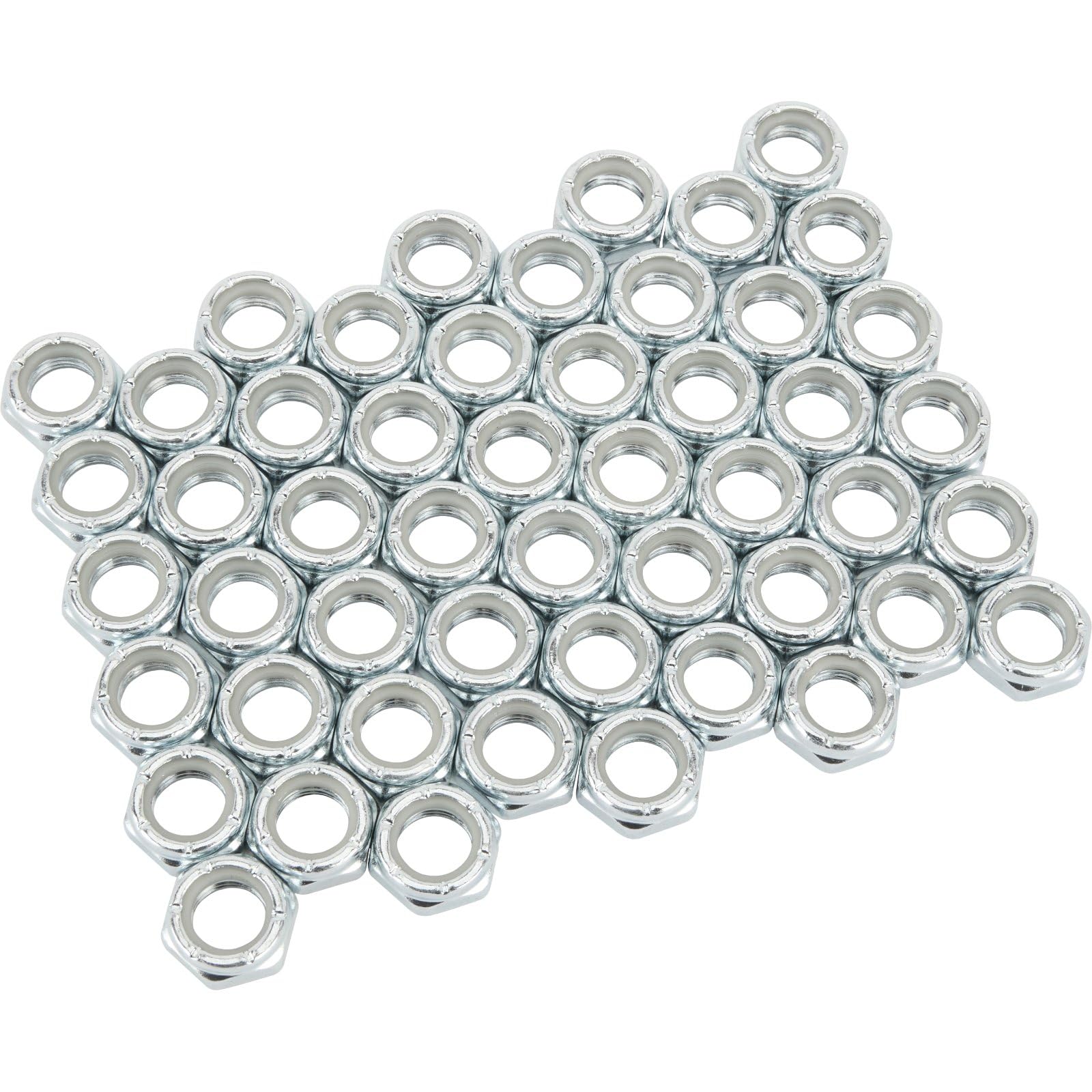 Speedway Motors Steel Fine Thread Nylock Nuts 1/2-20 Thread, Self