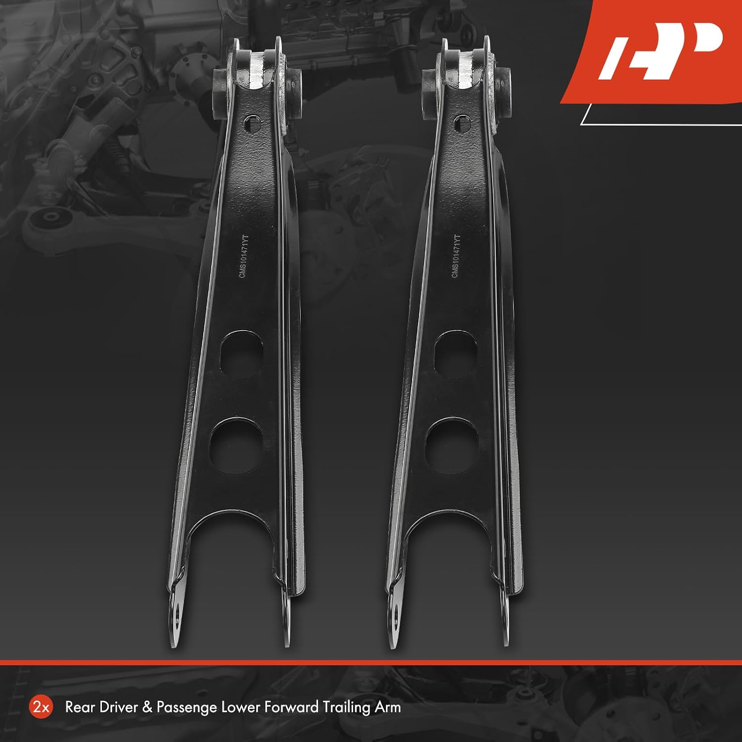 A-Premium Rear Lower Forward Suspension Trailing Arm, with Bushing
