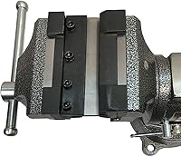Vista 2 de Prolinemax Soporte de tornillo de banco de 5 "Prensa de freno Bender Accesorio Doblado 14 Calibre Acero Suave 1/8" Aluminio