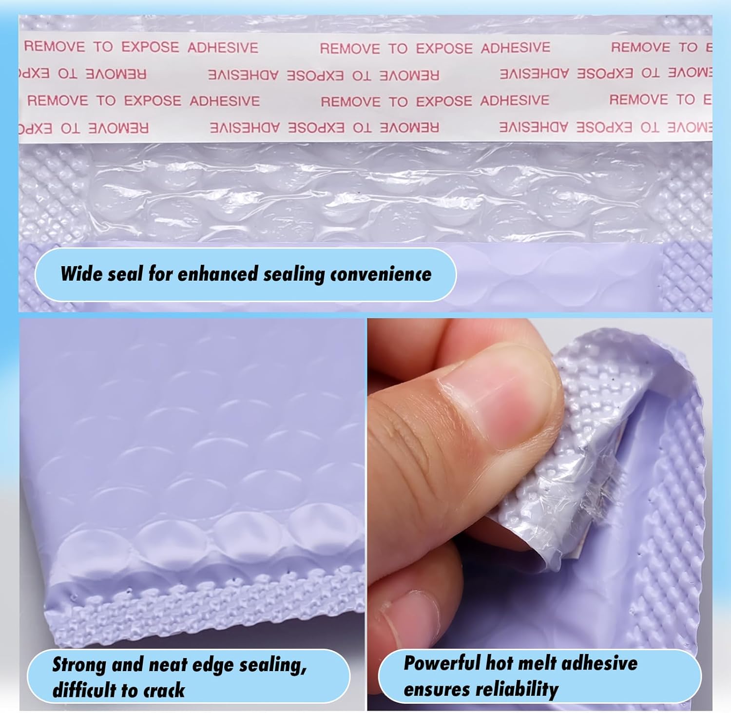 270 Pcs Bubble Mailer Bulk 4 x 6.7 Inch Self Adhesive Pastel Color Envelopes Poly Padded Small Shipping Packaging Bags for Mailing Trading Card Packaging