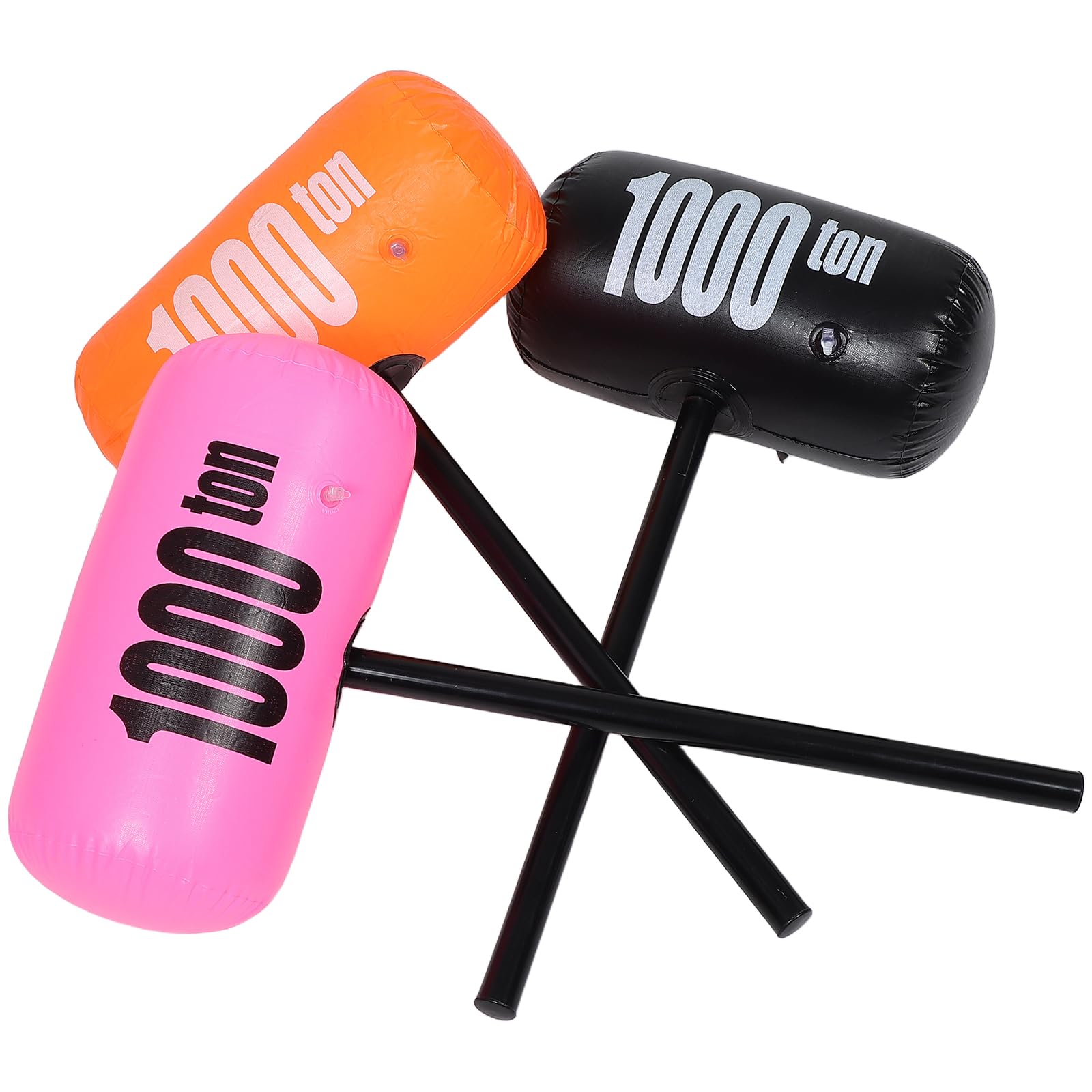 WHAMVOX 3pcs Large Inflatable Hammer Pvc Toy for Kids Party Play