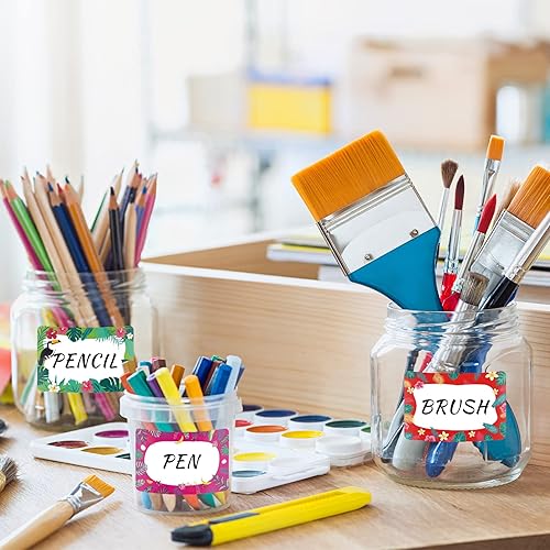 Miniatura 4 de Containlol 240 etiquetas autoadhesivas para nombre, etiquetas adhesivas de Halloween para regalos de fiesta de Halloween, envoltura de regalos,