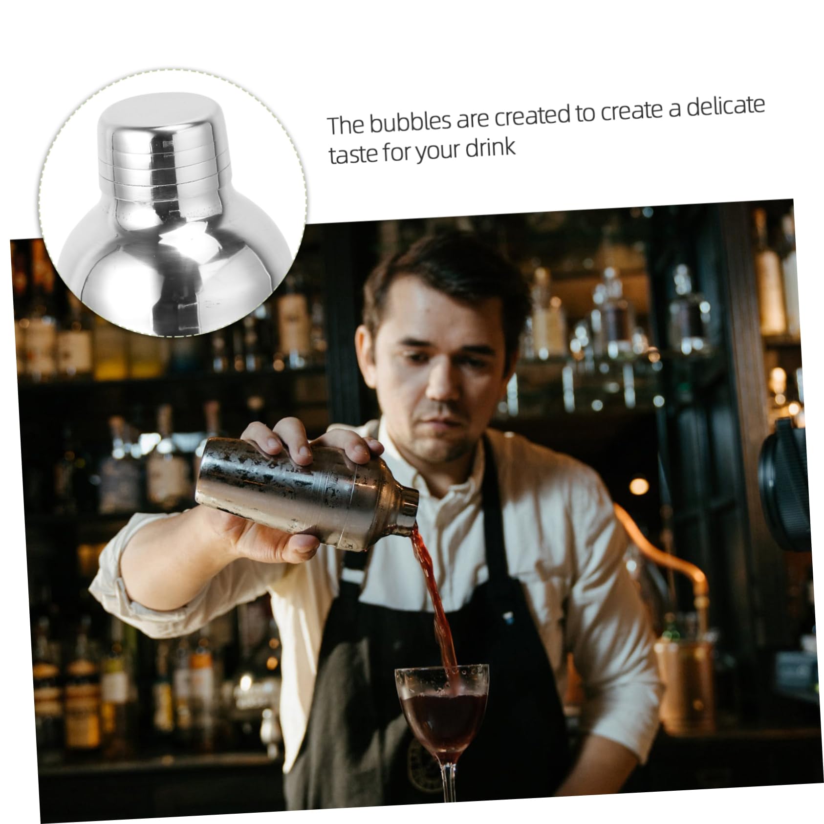 ABOOFAN 22piezas Coctelera Para Cócteles Vaso Medidor y Suministros Para Barman Equipo De Incluyendo Coctelera Herramienta Para Cócteles