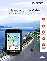 Vista 2 de iGPSPORT BSC300T Ordenador de bicicleta inalámbrico GPS, navegación GPS con pantalla táctil, mapas sin conexión, advertencia fuera de ruta