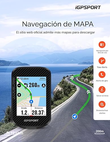 Miniatura 2 de iGPSPORT BSC300 bicicleta ordenador, navegación fuera de línea del mapa fuera de curso advertencia 8GB Bluetooth ANT+GPS inalámbrico ciclismo