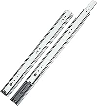 LOOTICH Push to Open Empuje para Abrir Guía del Cajón de Rebote 500 mm con Extensión Completa Cajones Diapositivas Rodamiento de Bolas Guías Telescópica Laterales Capacidad Carga 35kg (1 Juego)