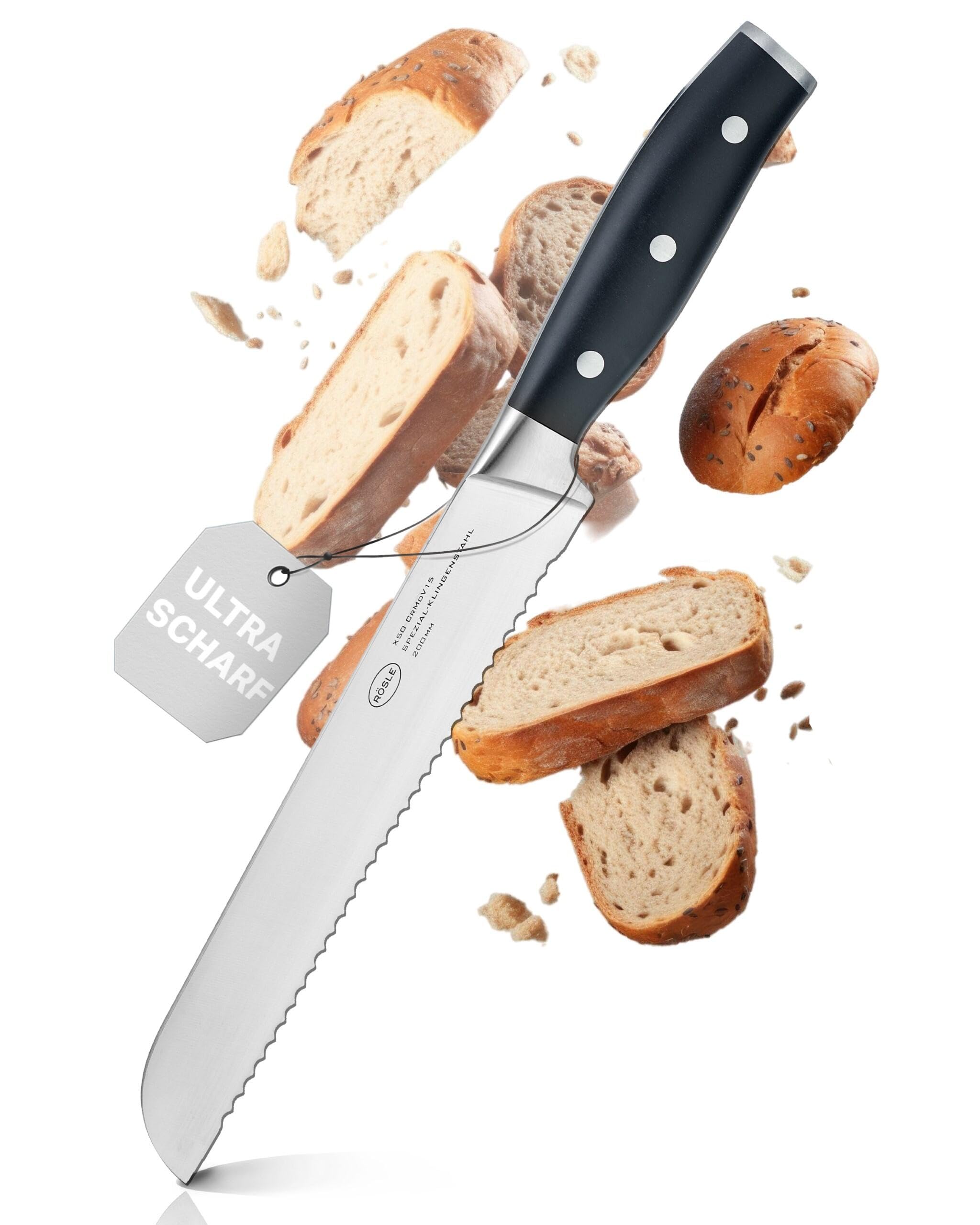 RÖSLE Tradition Ekmek Bıçağı 12107 - Paslanmaz Çelik 20 cm