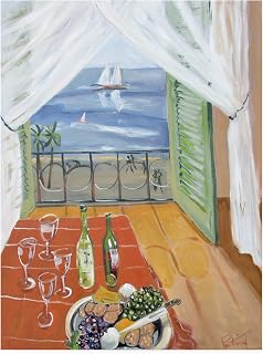 Trademark Fine Art, 24x32 Wine Date by Patricia A. Reed