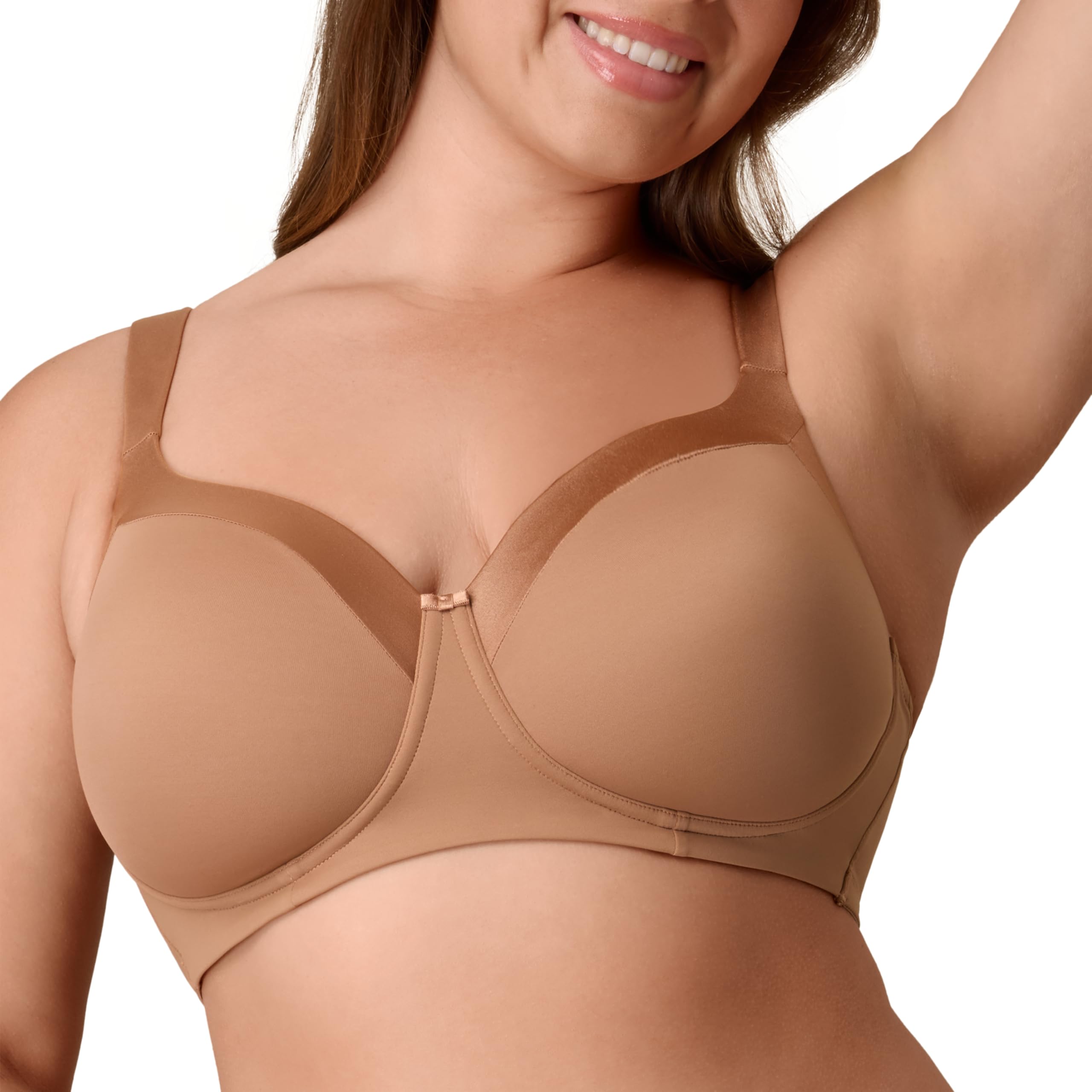 Playtex Women's Wireless Balconette Bra, Full-Coverage