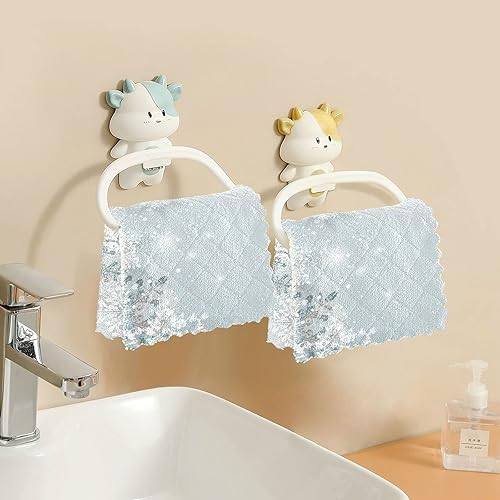 Miniatura 5 de ALAZA Juego de 6 paños de limpieza de cocina copos de nieve plateados paños de cocina absorbentes sin pelusas toallas de cocina toallas suaves para