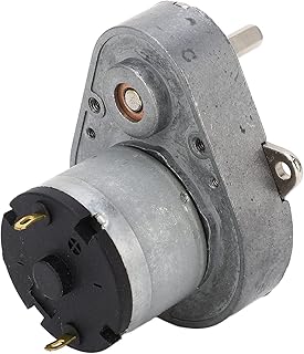 DC24V Gear Motor, Aluminum Alloy Self Locking Speed Reduction Electric Motor Brass Coil 48E520(10RPM)