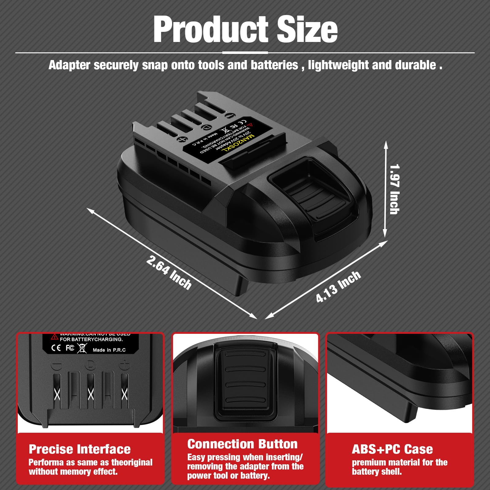 Adaptador de batería SKIL PWR CORE 20 de 20 V, adaptador para convertidor de batería Craftsman de 20 V a para SKIL PWR CORE 20 20 V batería de iones de litio, para herramientas eléctricas