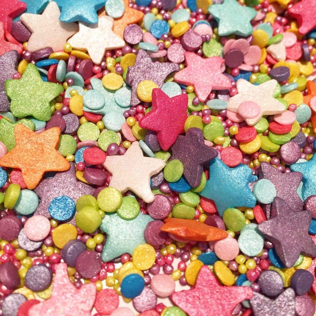 Magical Mystery Tour Cake Cupcake Edible Sprinkles, Cake Decoration (60g Pouch)